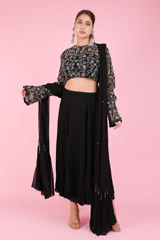 Black Lehenga Set555 video